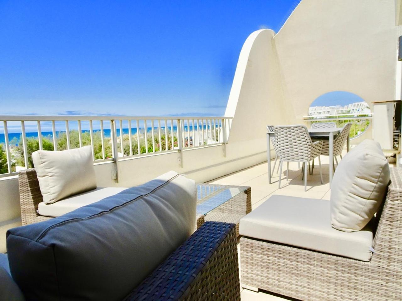 Pgh N5-25M De La Plage, Vue Mer, Piscine, Parking La Grande-Motte Zewnętrze zdjęcie