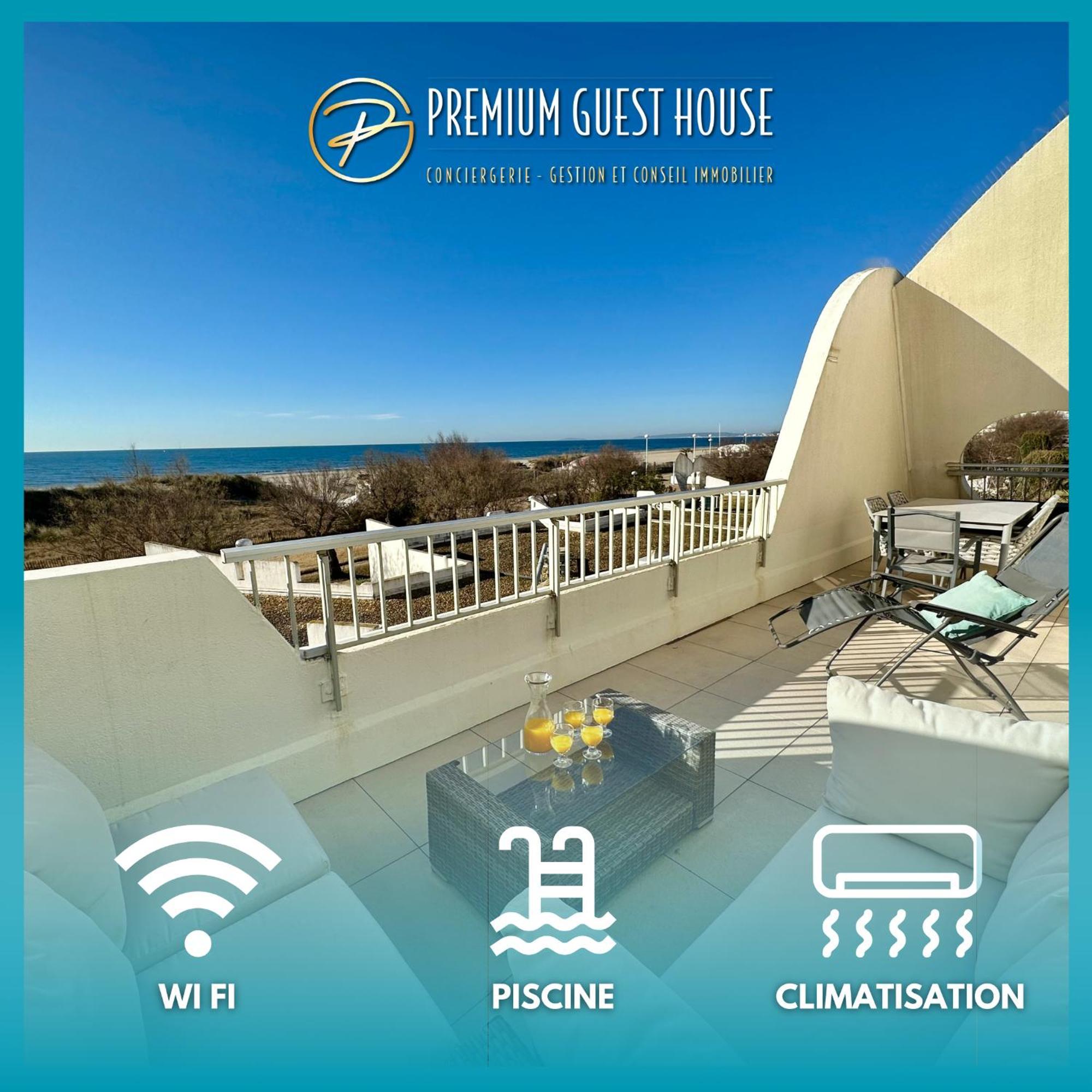 Pgh N5-25M De La Plage, Vue Mer, Piscine, Parking La Grande-Motte Zewnętrze zdjęcie